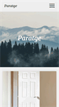 Mobile Screenshot of paratge.it